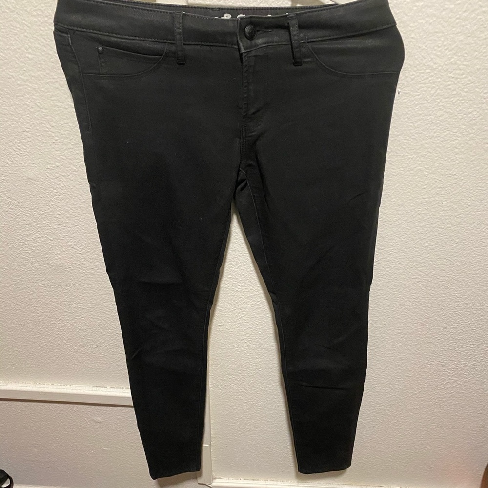 Articles of Society black leather jeans